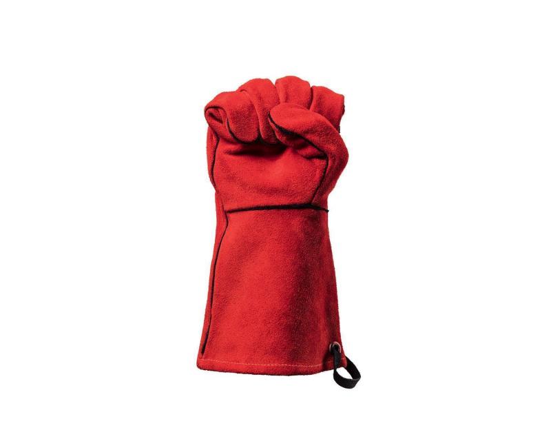 Feuermeister - Grillhandschuhe Leder Rot Gr. 8 (Paar)