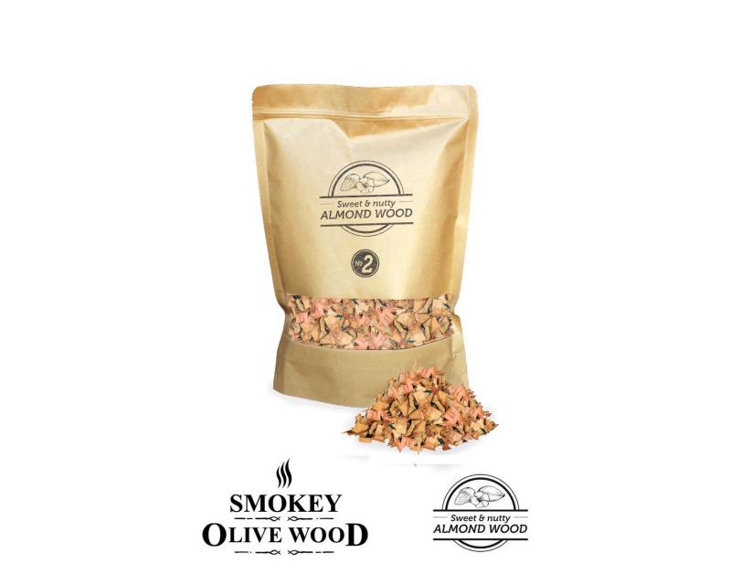 Smokey Olive Wood - Chips Mandel 1,7L