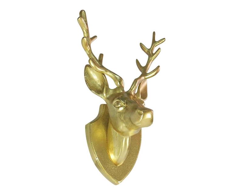 Mars & More - Gold Hirschkopf 33cm