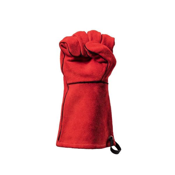 Feuermeister - Grillhandschuhe Leder Rot Gr. 8 (Paar)