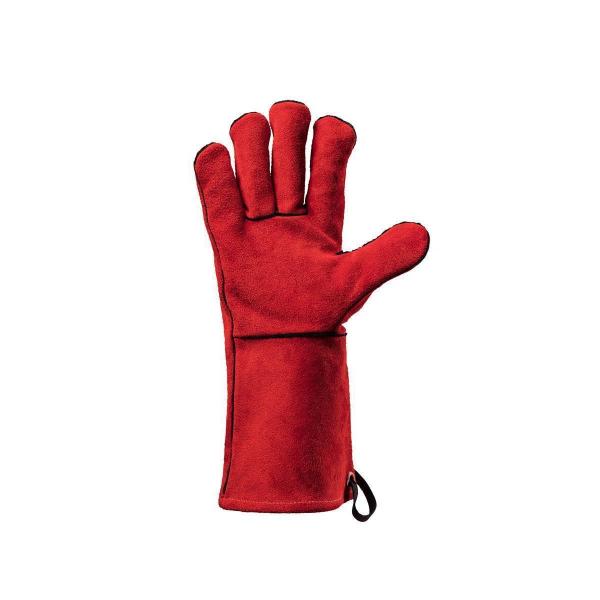 Feuermeister - Grillhandschuhe Leder Rot Gr. 8 (Paar)
