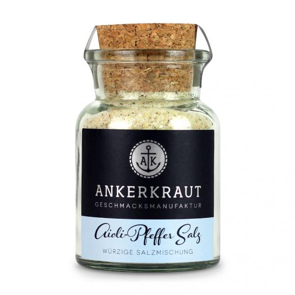 Ankerkraut - Aioli-Pfeffer Salz Korkenglas