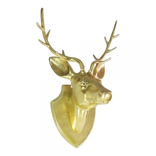 Mars & More - Gold Hirschkopf 52cm