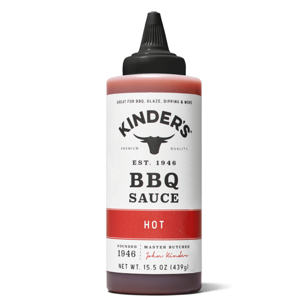 Kinders - BBQ Sauce Hot (355ml/439g)